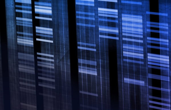 Abstract Concept Of A Dna Sequence